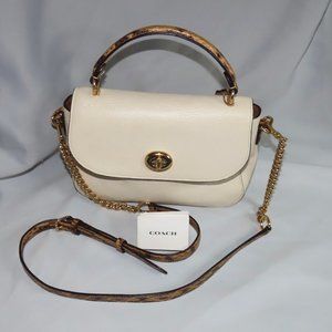Pre-Owned Ladies Coach Marlie Top Handle Satchel Purse